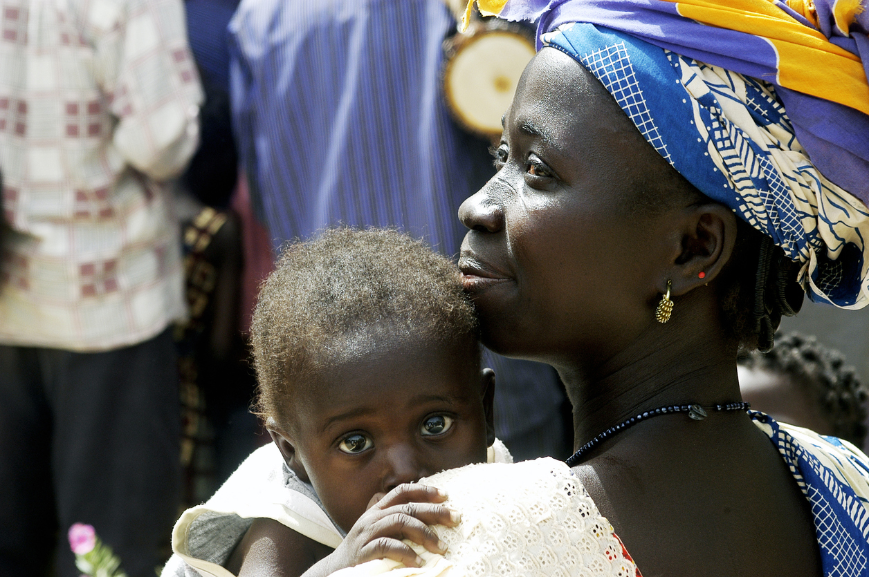 Woman and child in Burkina Faso